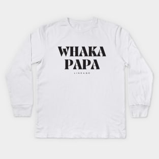 Embrace the Power of Maori Culture with Our Authentic Kids Long Sleeve T-Shirt